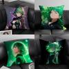 OOne PunchH Man TatsumakiI Cushion Cover Pillowcase Ultra Soft Skin Friendly Fabric Cloud Like Comfort Concealed Zipper
