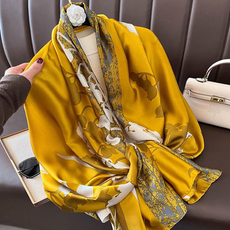 Fashion Accessories Women'S Scarf Polyester Material Long Scarf