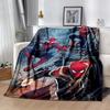 1pc Spider-Man City Blanket Soft and Warm for Sofa Office Camping Travel Livingroom Great Gift for Friends and Family Comfortable