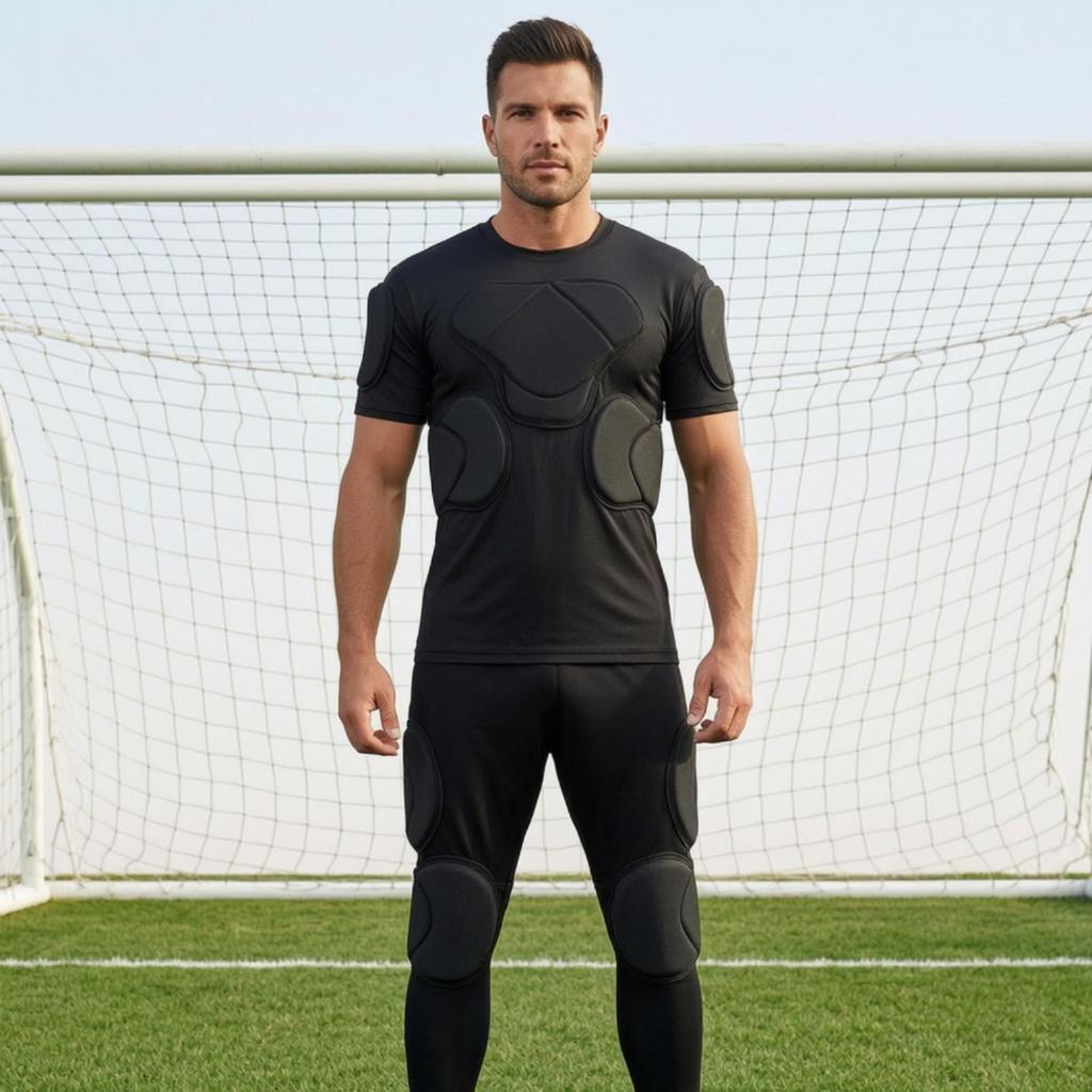 Padded Goalkeeper Shirt Dense with Padding Stretch