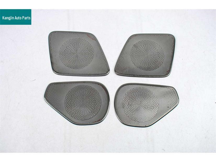 Dustproof Black Titanium Speaker Cover for Front Door Vent - Compatible with Ideal 25 I8 Stainless Steel Interior.