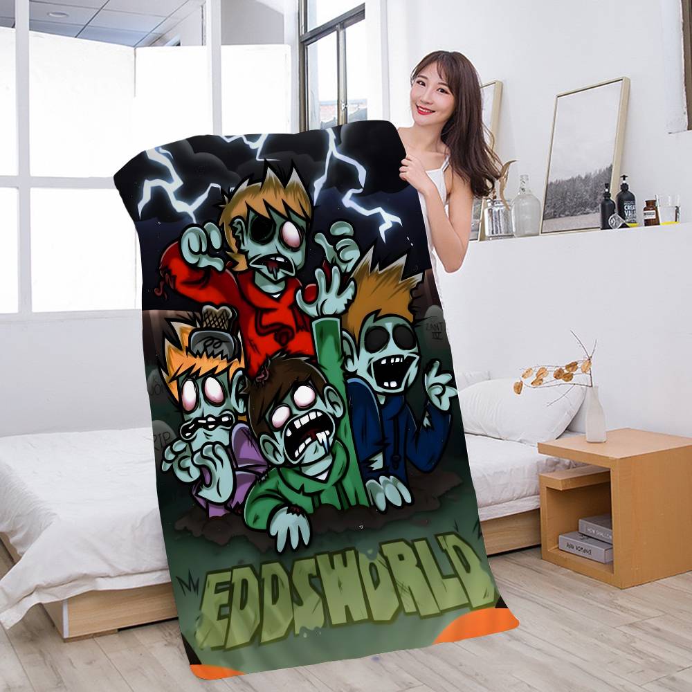 Animated Eddsworld Movie Microfiber Beach Towel Absorbent Quick Dry Soft Yoga Swimming Resort Mountain Climbing Towel