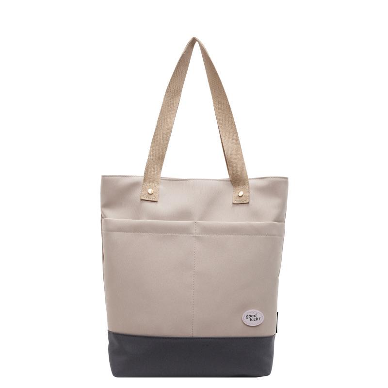 Women's bag canvas bag tote bag underarm commuter bag women's new niche design shoulder bag