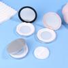 5G Ultra-Thin Mini Elastic Mesh With Mirror Portable Loose Powder Packaging Empty Box Cosmetic Makeup Puff Refillable Pot