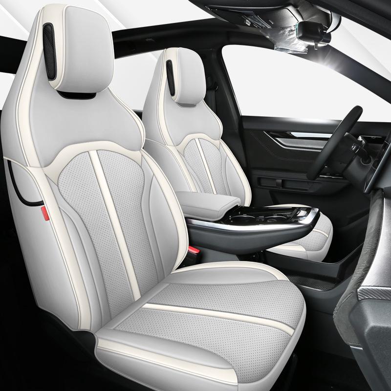 Комплект кожаных чехлов на сиденья автомобиля Jetour Dasheng на все сезоны Rear Half Cover