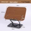 Wood Grain Folding Desktop Reading Stand for Books and Tablets