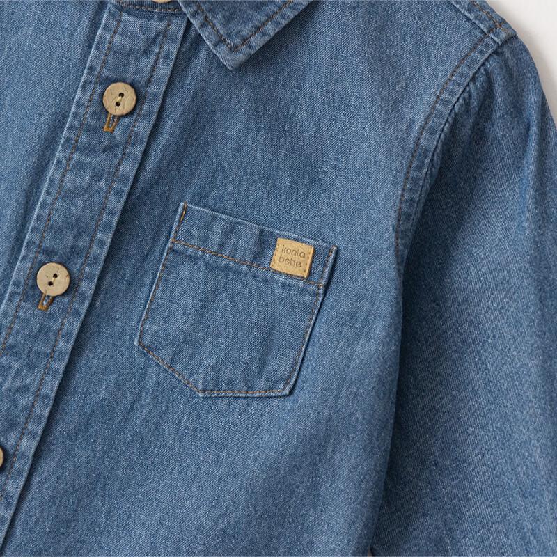Kids' Pocket Denim Shirt