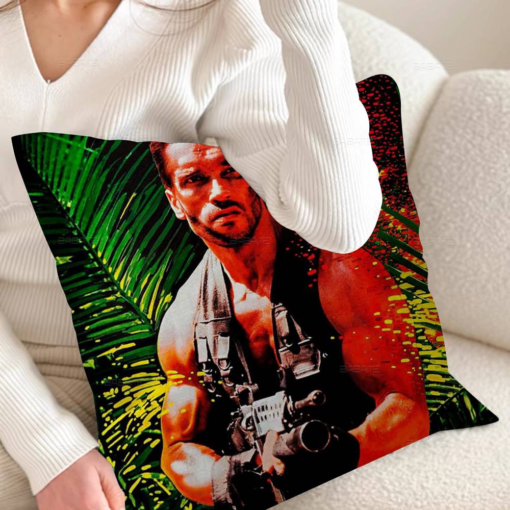 The PPredator Monster Movie Office Cushion Pillowcase Car Cushion Cover45X45CM Lumbar Pillowcase Sofa Pillowcover 30x30 cm