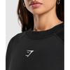 Gymshark Training Oversized Fleece Sweatshirt Black B5a9r Bb2j