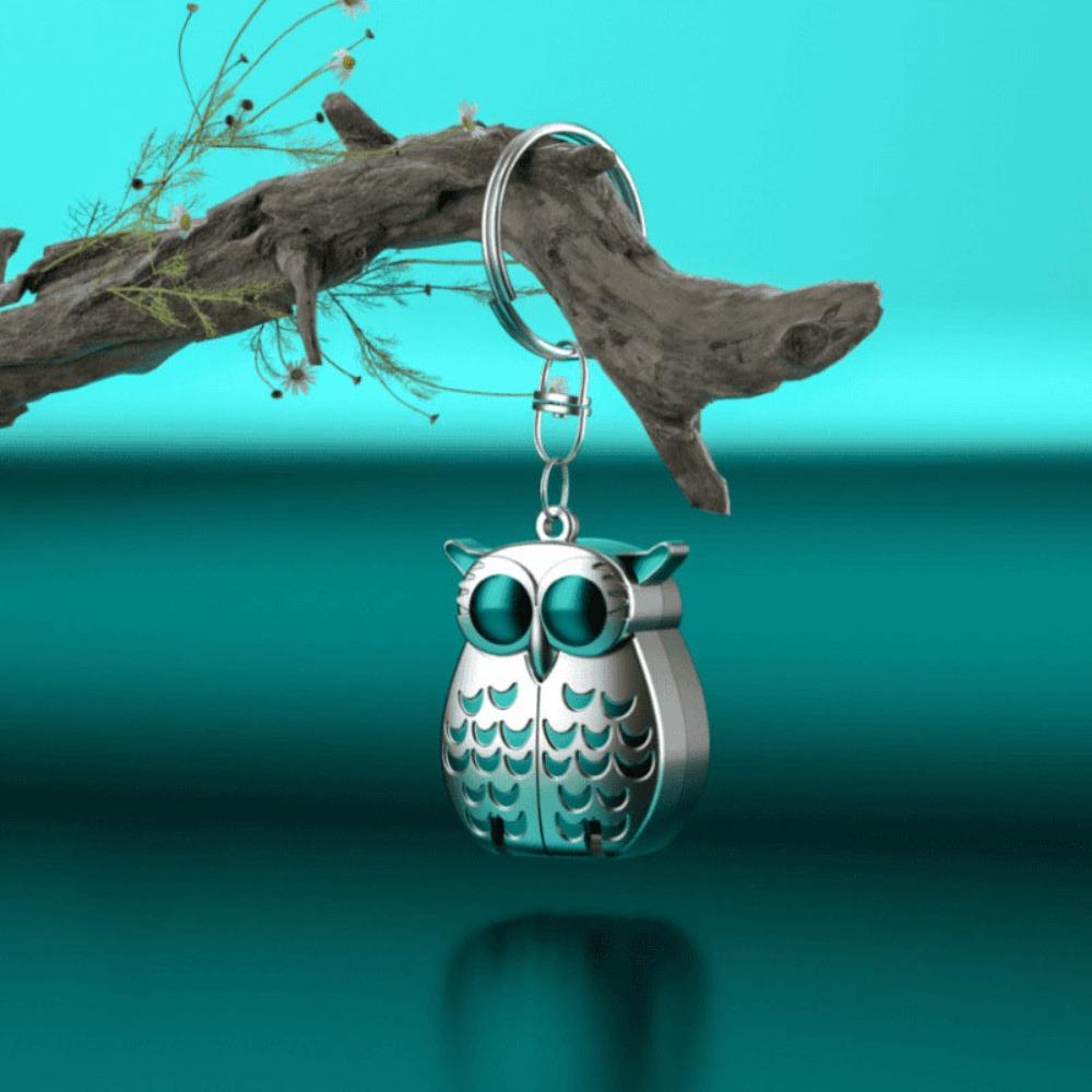 Nail File Nail Clipper Keychain Stainless Steel Fingernail Clipper Owl Car Keyring Trim Nails