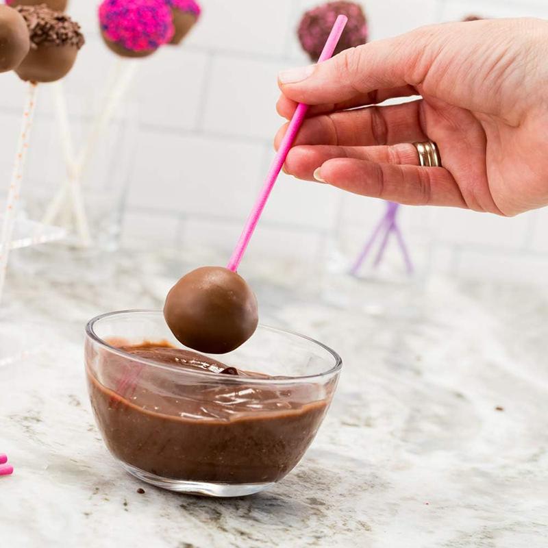 Lollipop Paper Stick Solid Color Multiple Lengths Disposable Kitchen Baking Tools Household DIY Candy Chocolate Making TMZ