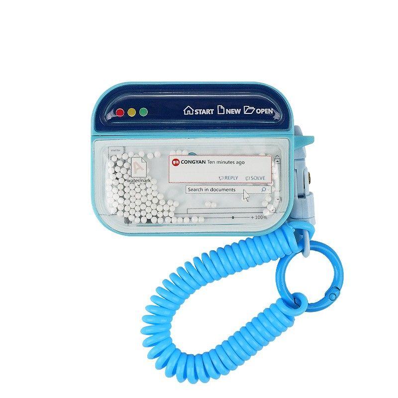 

Креативный дизайн, подходит для Apple Airpods 1/2/4 поколения, 3 поколения, Pro 2 поколения, Bluetooth-защитный чехол, чехол для наушников, шнурок против потери Apple Airpods 3 Earphone shell