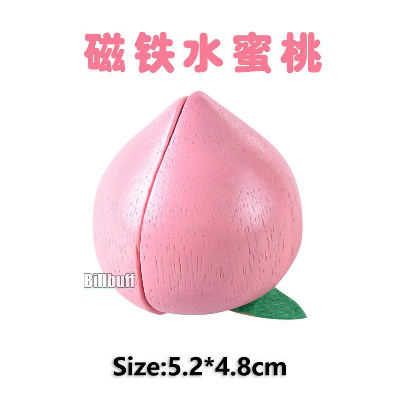 Montessori Kid Cut Fruit Gift 3DWooden Simulation Strawberry Pineapple Magnetic Children Play House Kitchen Educational Toy Gift