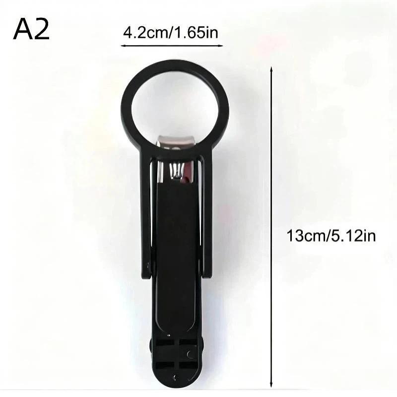 1Pcs Anti-Splash Precise Cutting Nail Trimming Tool Nail Clipper With Magnifying Glass Stainless Steel Elderly Nail Clippers