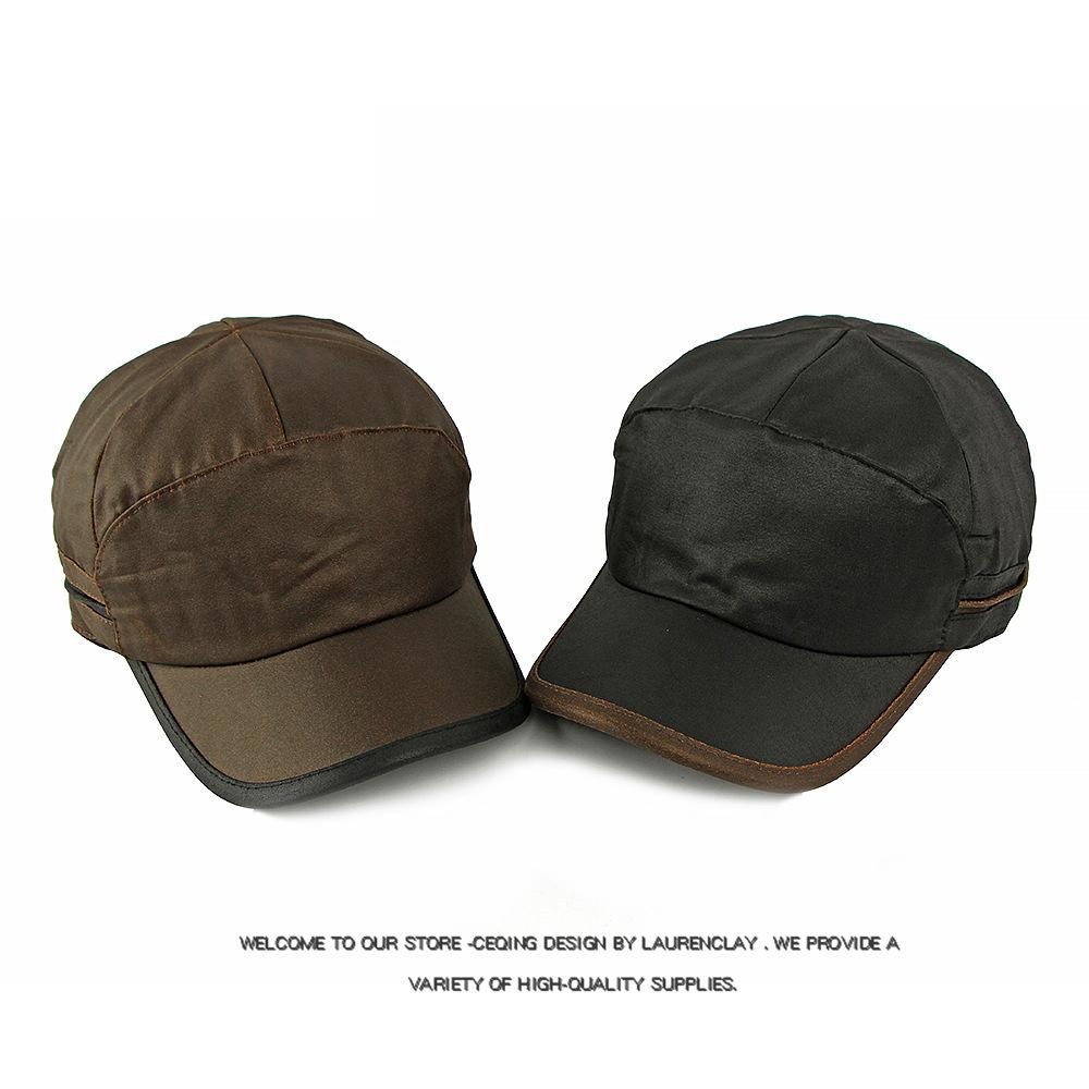 Vintage Cap Men Autumn Winter  Thick Warm Baseball Cap