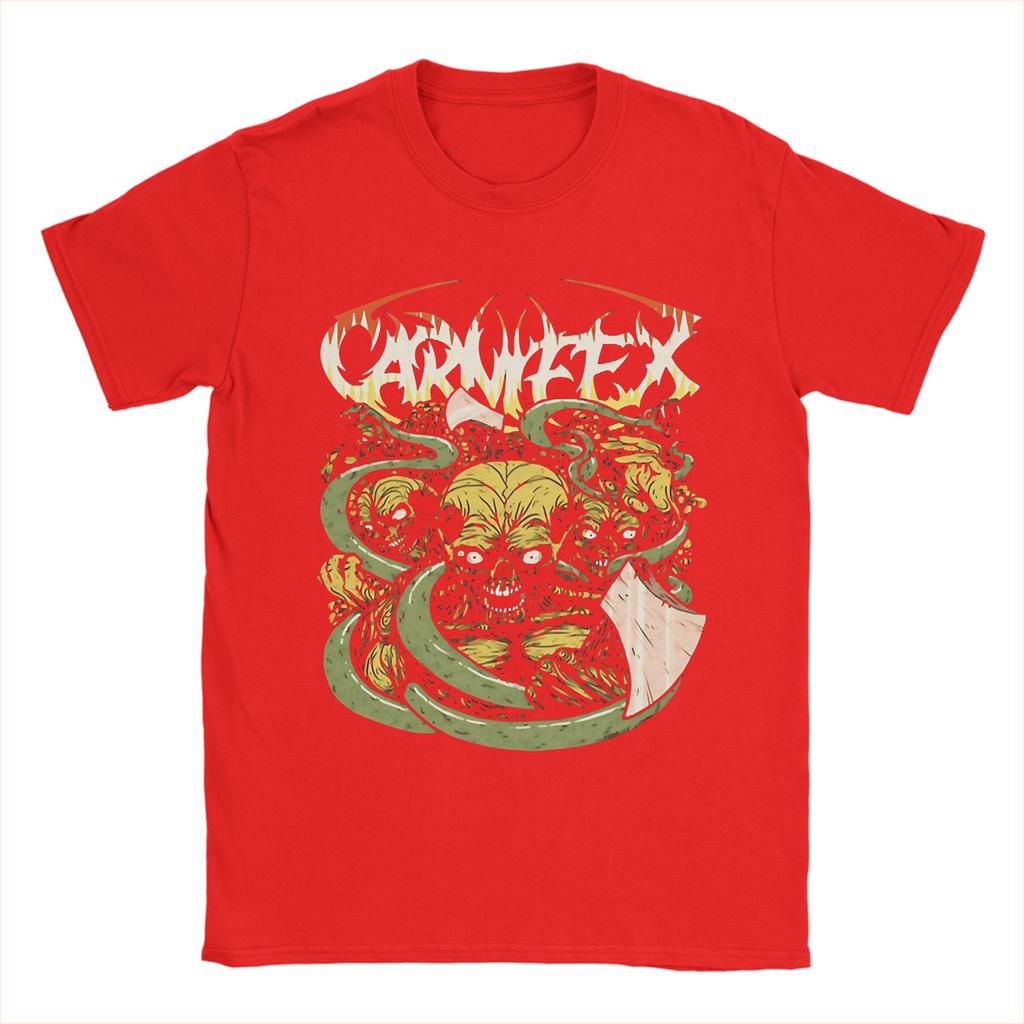 Amazing Carnifex Band T Shirt Summer  100 Cotton T Shirts For Unisexs Harajuku Print Tee Shirt Short Sleeve Vintage Top Tees