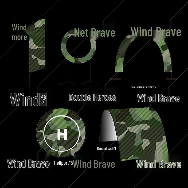 Wind Warrior FPV Drone Obstacle Training Course Combo
