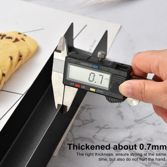 Cranberry Cookie Cutters French Bread Mold U-Shaped Non-Stick Biscuit Mold Metal Baking Tray for DIY Cookies Chocolate Fudge