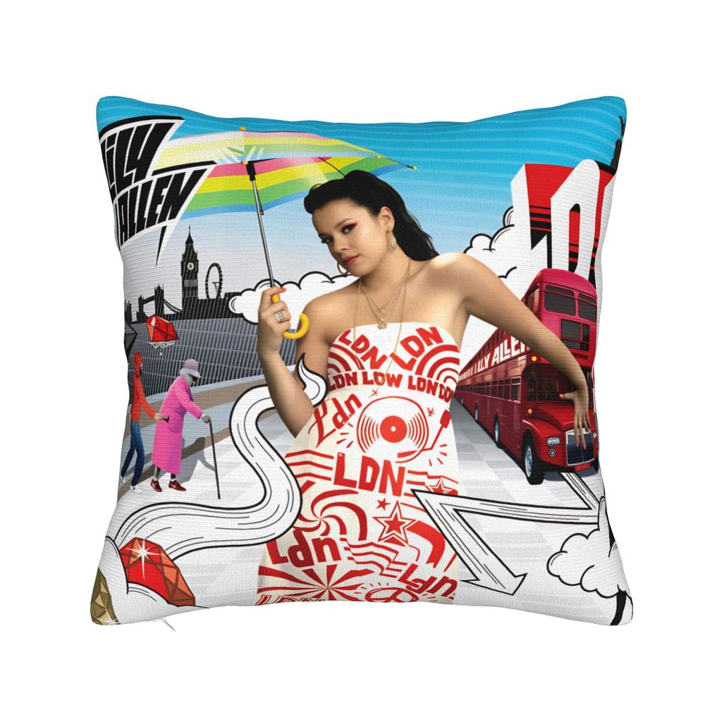 Pillow Cover Lily Allen West End Girl Funny Pillow Case For Living Room Chair Pillowcases