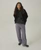MAGOODGAN Farburn 4406 Contrast Double Knee Carpenter Wide Fit Grayish Purple Cotton Pants