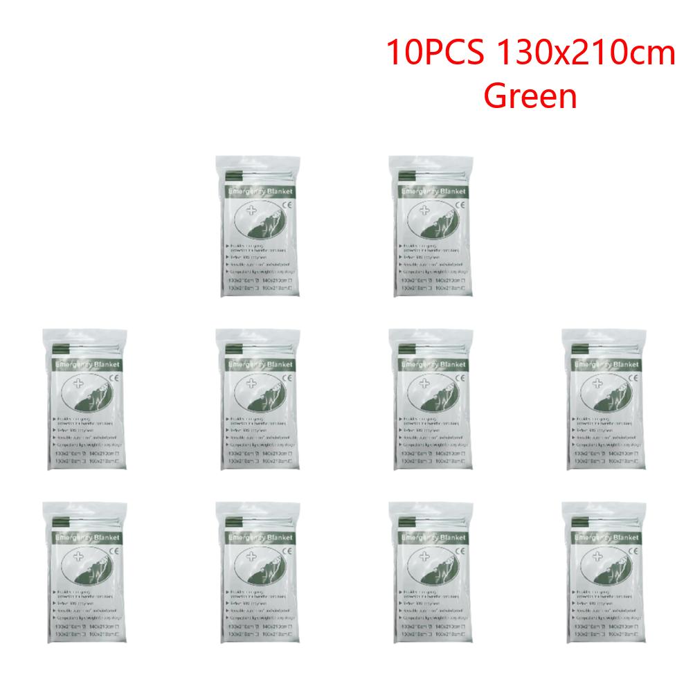 Waterproof Emergency Blanket First Aid Survival Blankets Insulation Lifesaving for Hiking Outdoor for Travel Hunting