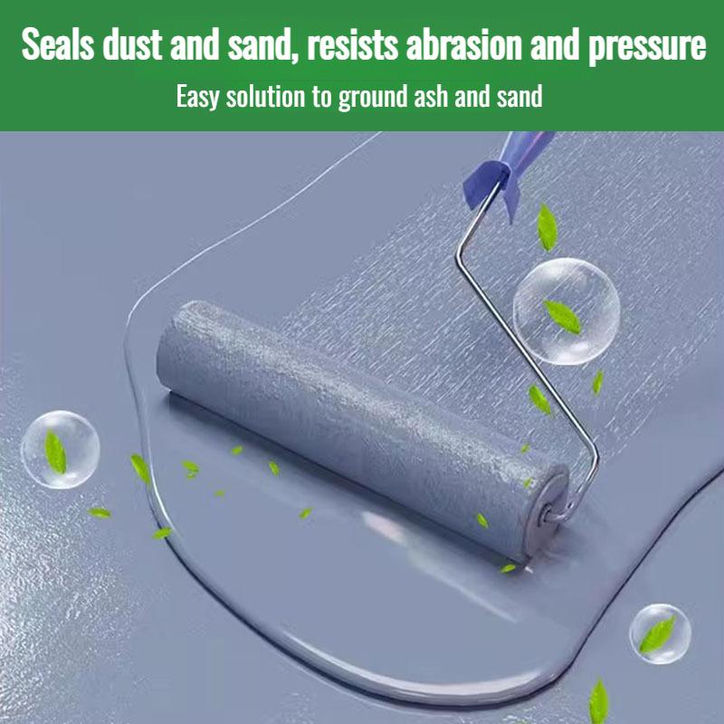 Water-Based Epoxy Resin Floor Paint Wear-Resistant Waterproof Cement Floor Paint Cement Floor Color Change Renovation(1kg)
