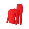 Unisex Winter Cotton Thin Underwear Set: Crew Neck Top & Pants