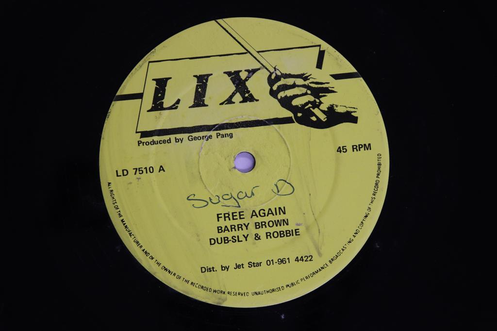 12inch Record BARRY BROWN / BURRO BANTON - Free Again / Ghetto Life LD7510 LIX UK Reggae, Ska & Dub Used