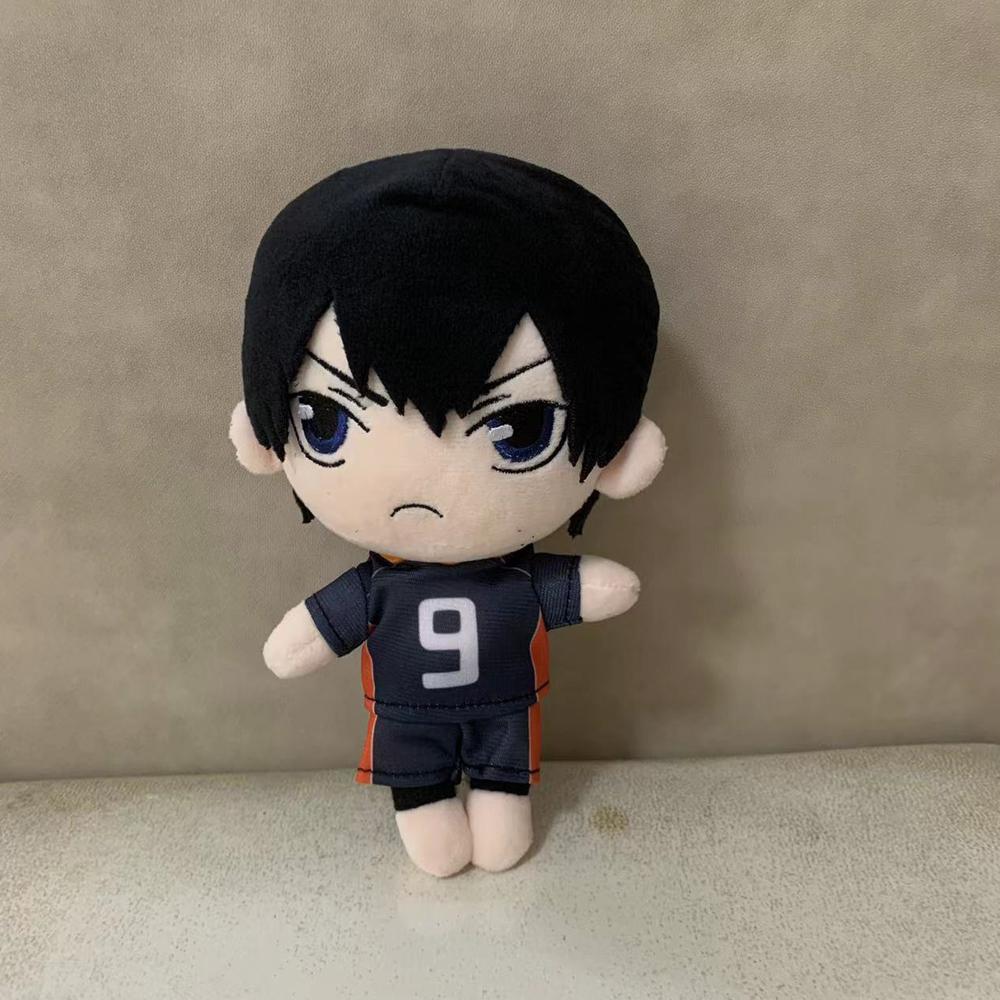Bambola di Peluche Haikyuu da 20CM Anime Pallavolo Morbida Bambola Ripiena Haikyuu! Hinata Shoyo Tobio Kageyama Cuscino Peluche Giocattolo per Bambini