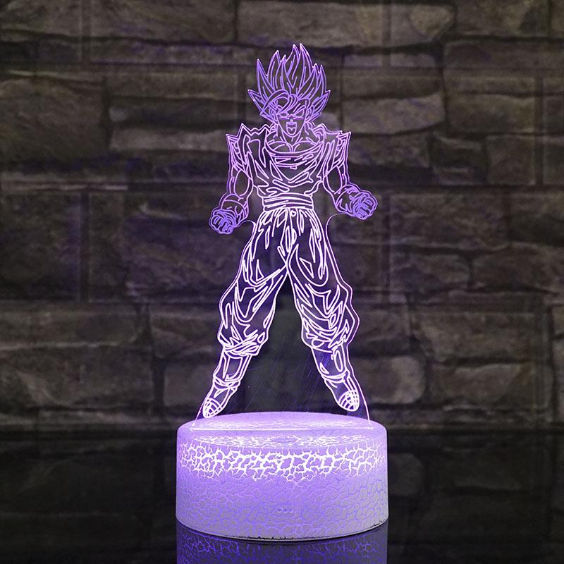 Anime Cartoon Character LED Night Light with Remote Control for Decorative Projection and Bedside Ambiance, Perfect Birthday Gift.