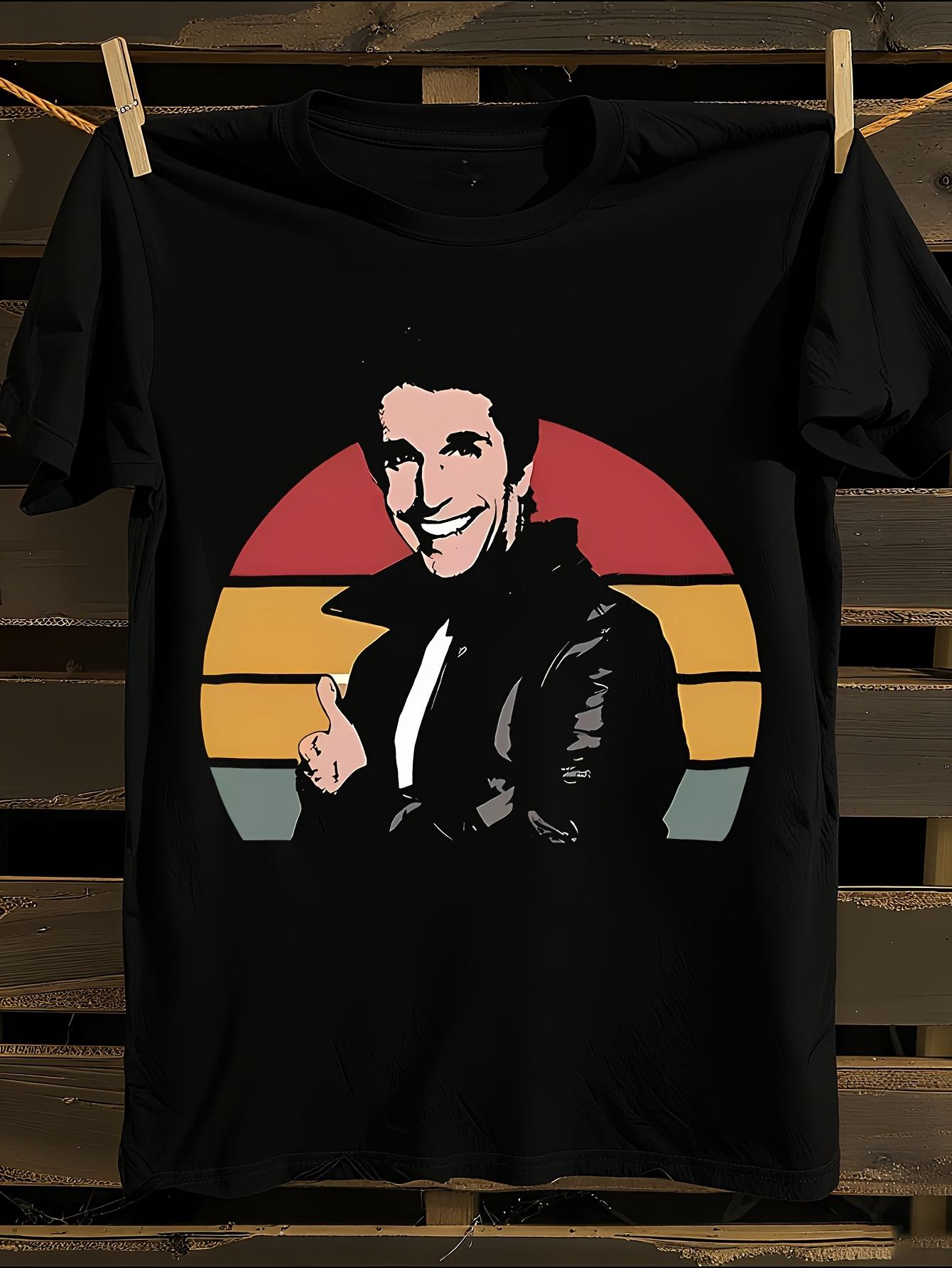 s Happy Days TV Show Fonzie The Fonz Retro Tshirt XL