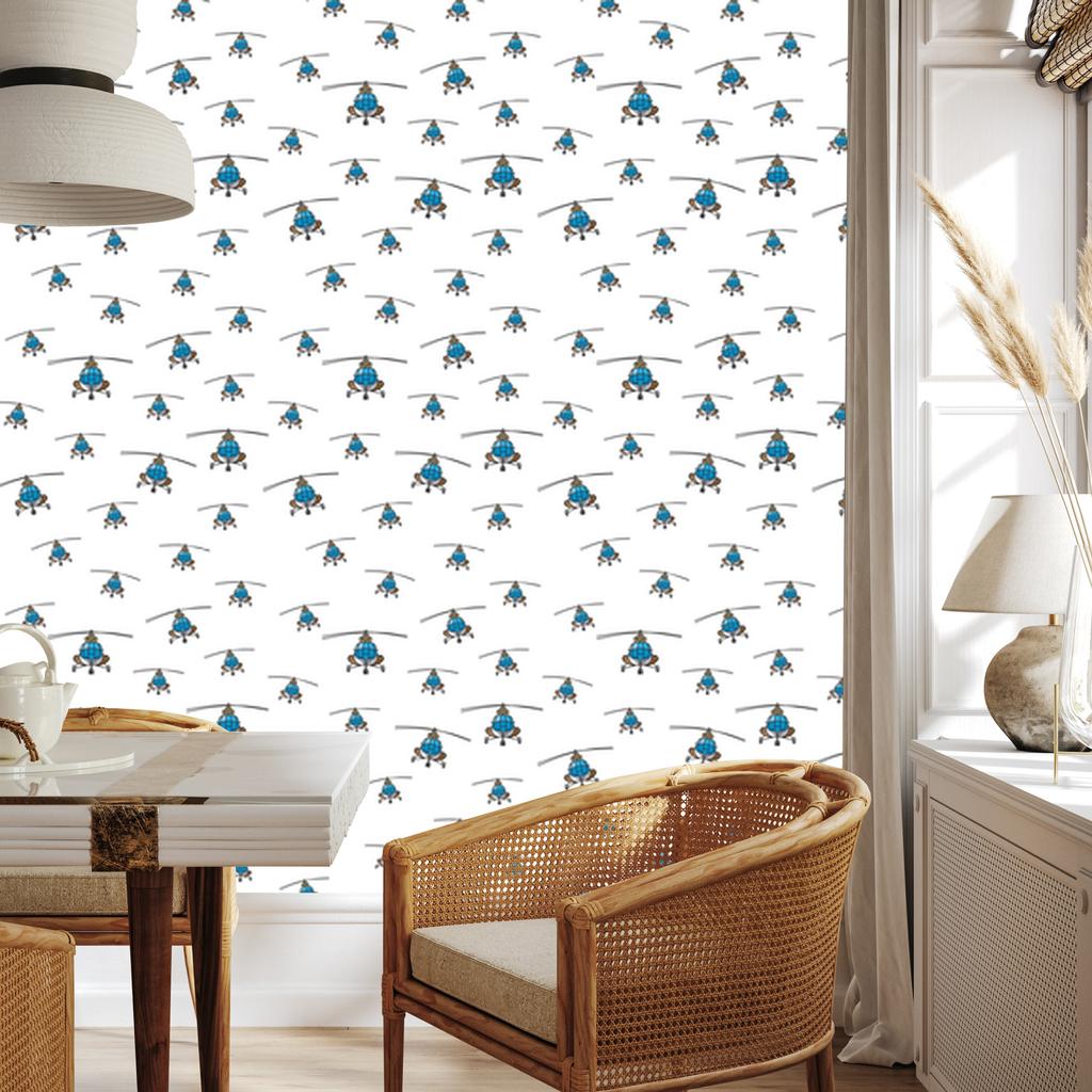 Helicopters wallpaper for living room and bedroom 50x1000