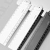 5Pieces Portable Folding Geometrics Drawing Ruler Set Plastic Drawing Tool with Clear Marking for Students Engineers
