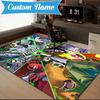Custom Name Ben Alien Force Rug Game Carpet, Floor Mat for Bedroom Living Room Entryway Rug, Home Decor Idea Gift for Christmas birthday