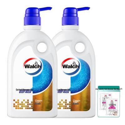 Classic Shower Gel Twin Pack with Liby Wipes