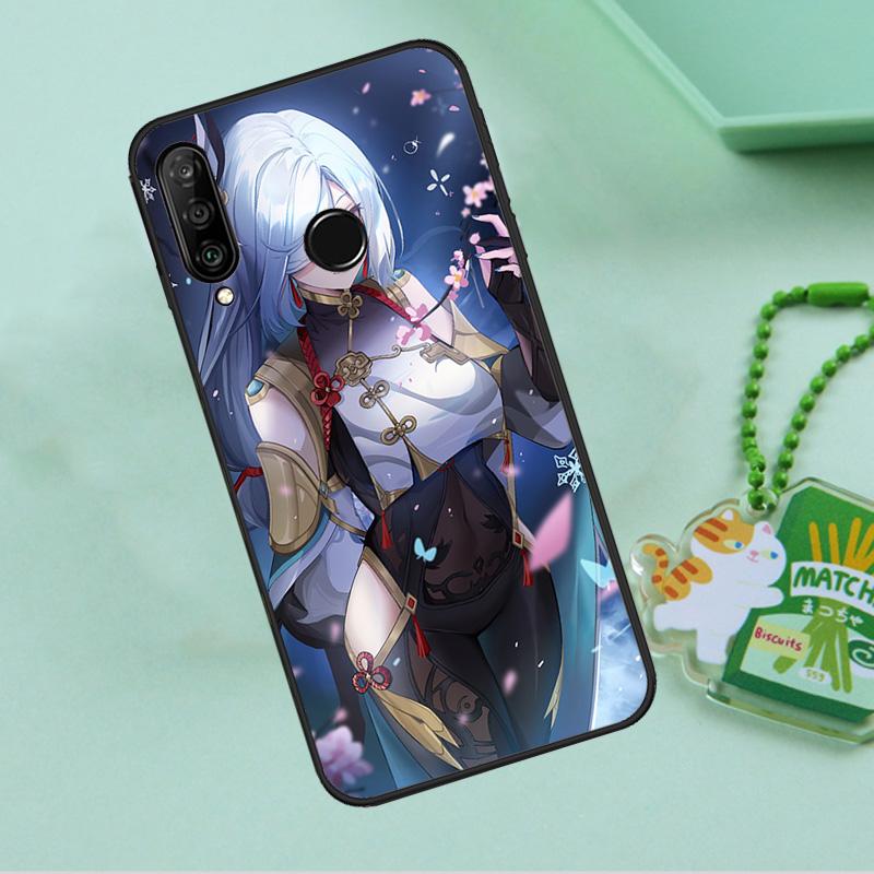 Genshin Anime Shenhe Für Huawei Nova 10 9 SE 5T 12s 12i 11i Y91 Y90 Y60 Y70 Y72 Y61 P20 P40 P30 Lite P60 Pro Hülle