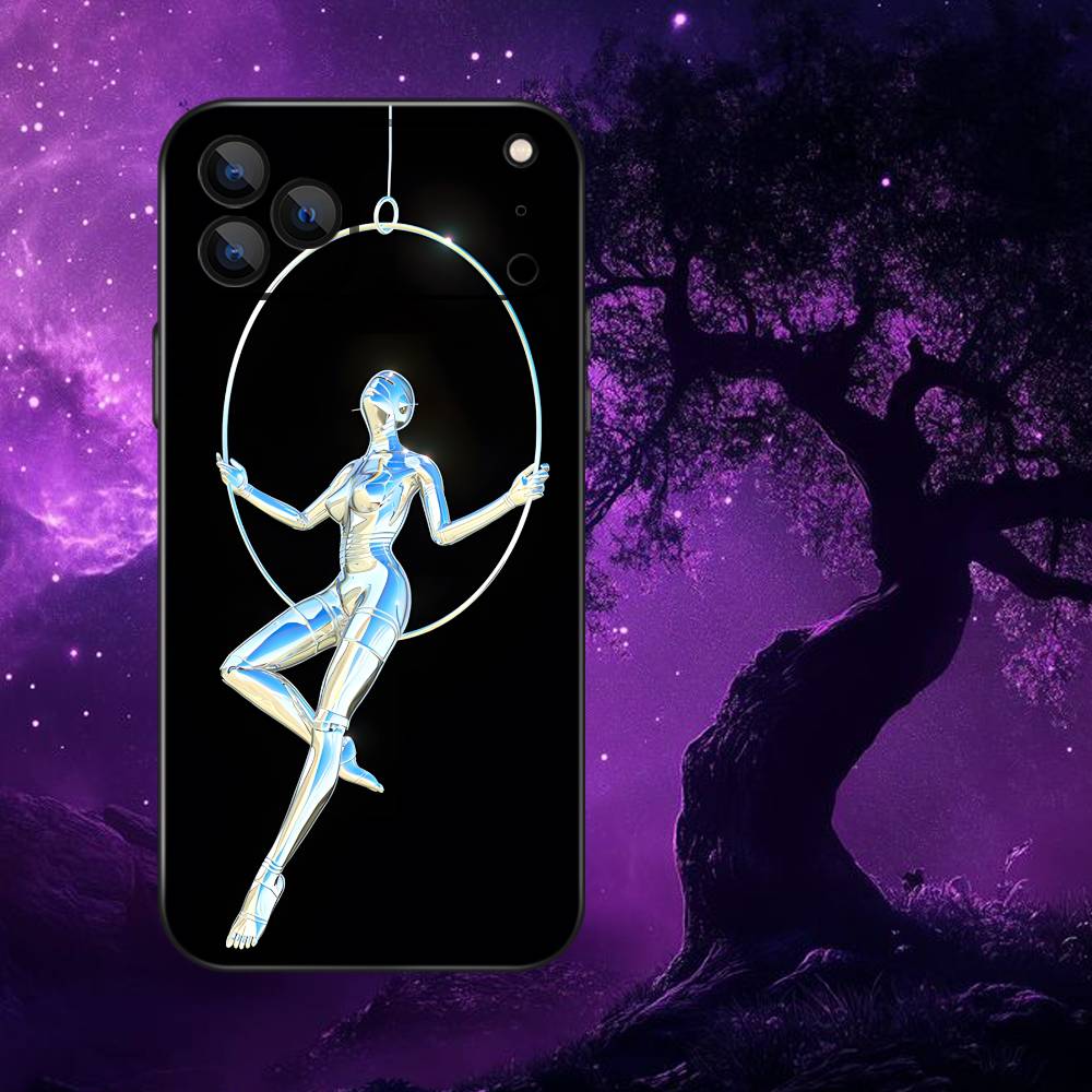 Art Hajime S-Sorayamas Phone Case For iPhone 17,16,15,14,13,12,Pro,Max,Plus,E,SE4,Air,Mini Black Soft Box