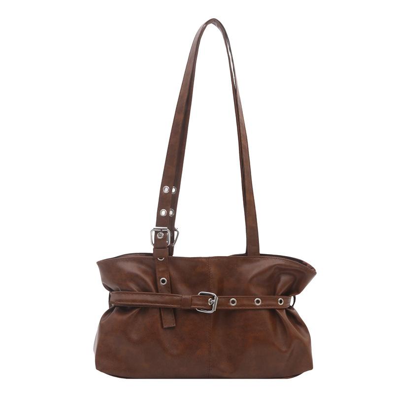 Commuter simple bag fashion bag women's spring new armpit bag texture shoulder bag women's bag new