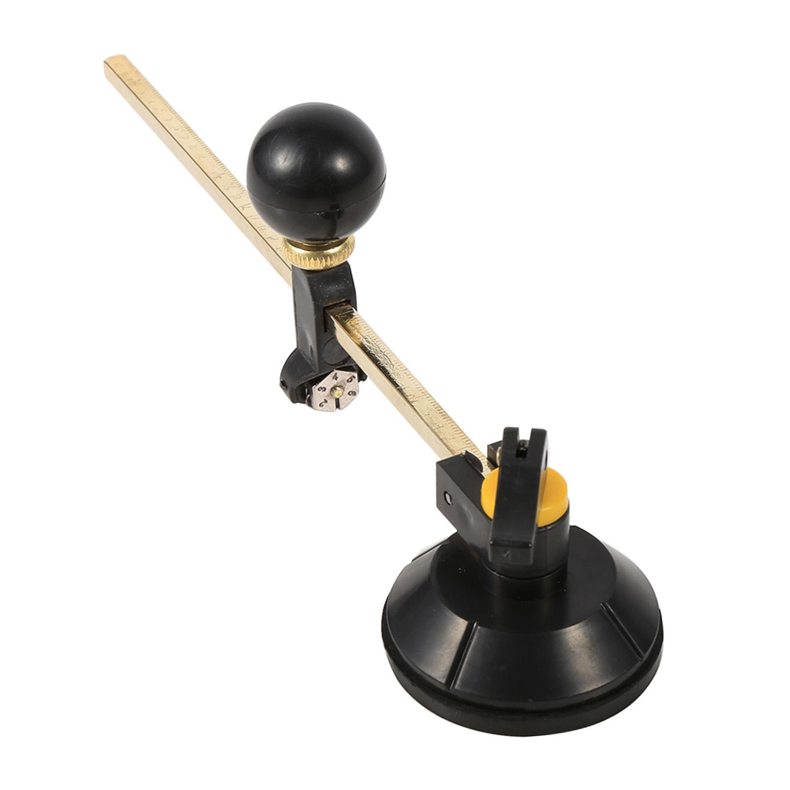 

1pc High Quality Adjustable Compasses Type Glass Circle Circular Cutter 40cm Max. Round Dia