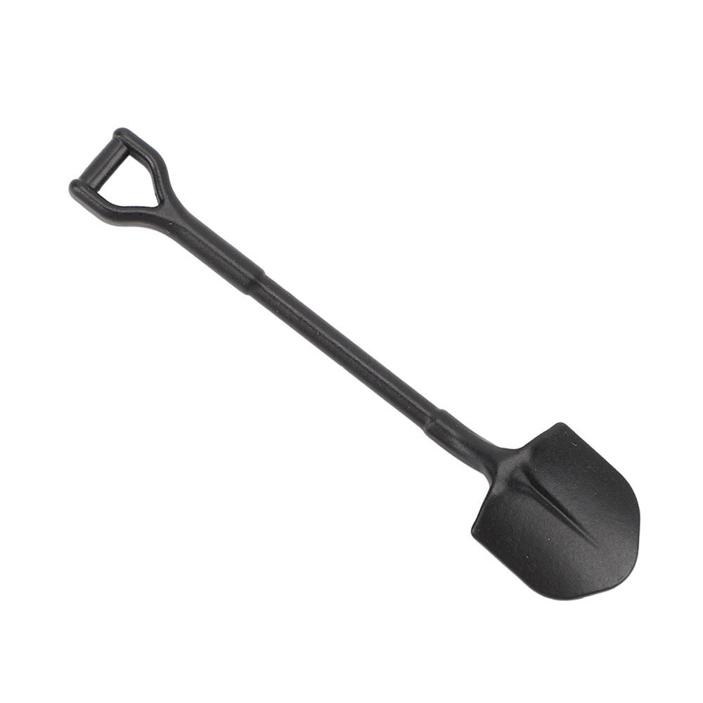 2Pcs Black RC Metal Shovel Decoration Set Iron Simulation Accessory Shovel For RC Crawler Cars