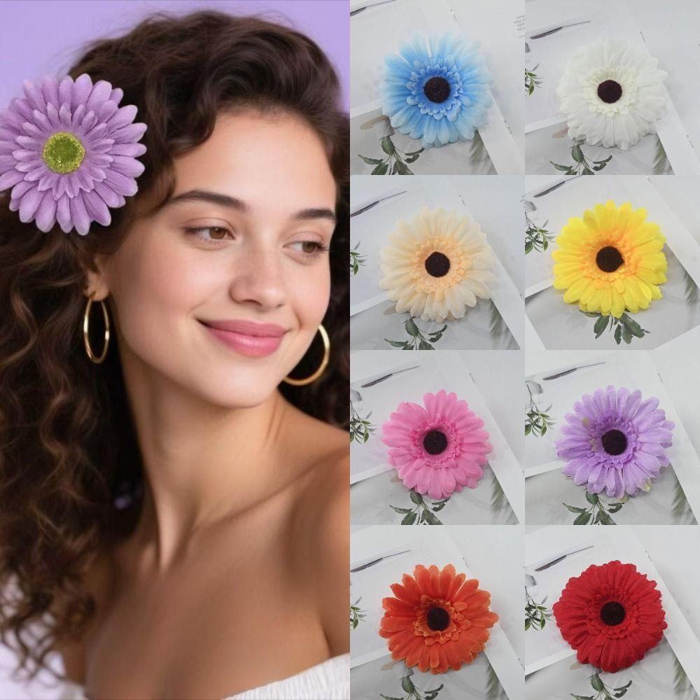 7pcs Silk Artificial Sunflowers 10cm Simulated Flower New 3D Sunflower Flower  Wedding Home Decor