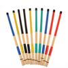 1Pair Bamboo Drumsticks Drum Sticks Percussion Drum Brushes Bundle Harmmer With Rubber Handle Drum Accessories