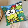 Kawaii K-Kerropi Pink Christmas Covers Room Decorating Items Decorative Cushion Cover 45X45 Ornamental Pillows Home Decorations