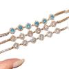 Liu Bao Multicolor Zircon Flower Bracelet – Elegant, Fashionable, Versatile Jewelry