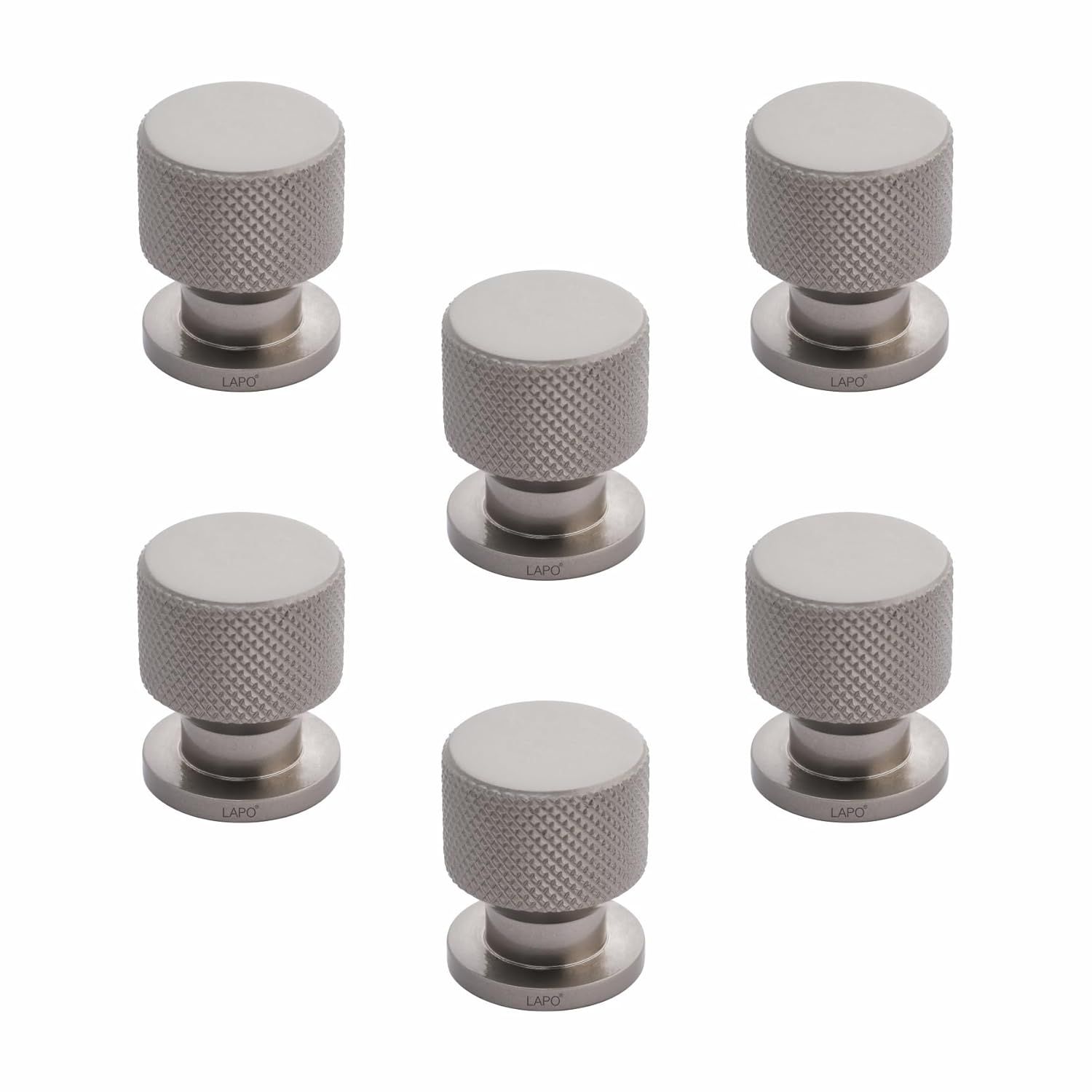 

Набор из 6 ручек для ящиков – Алюминиевые дверные ручки, Современные мебельные ручки для кухни, офиса, шкафов и комодов (Матовый сатиновый финиш)