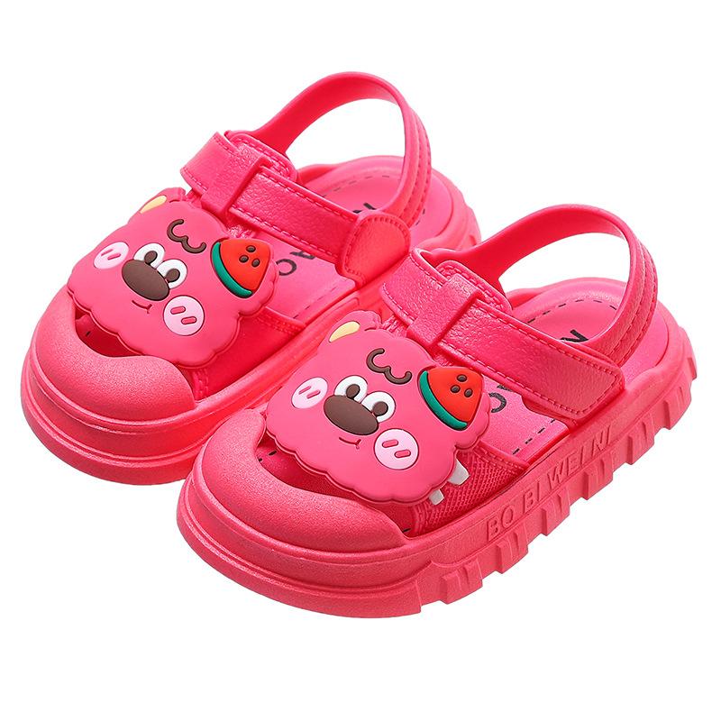 Kids Sandals Babies Non-slip Cartoon Pattern Children Sandals Boys Girls Soft Bottom Footwear Lightweight Students Sport Shoes