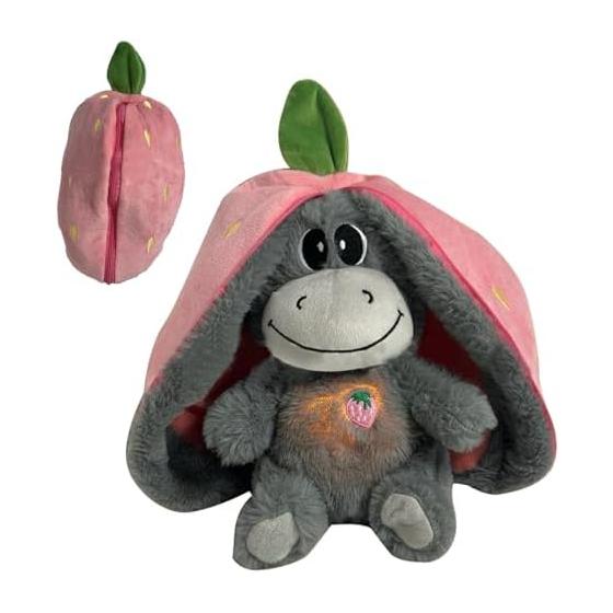 Breathing Plushie Nagomi Animal | Supports Sleep with Heartbeat & Soothing Music | Autonomous Nerve-Friendly Breathing Plushie | Anxiety Relief for