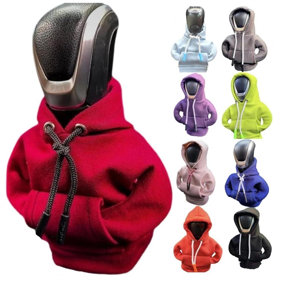 Universal Car Gear Shift Hoodie Cover Mini Shift Cover Gear Handle Decoration Manual Automatic Auto Shift Lever Interior Decor