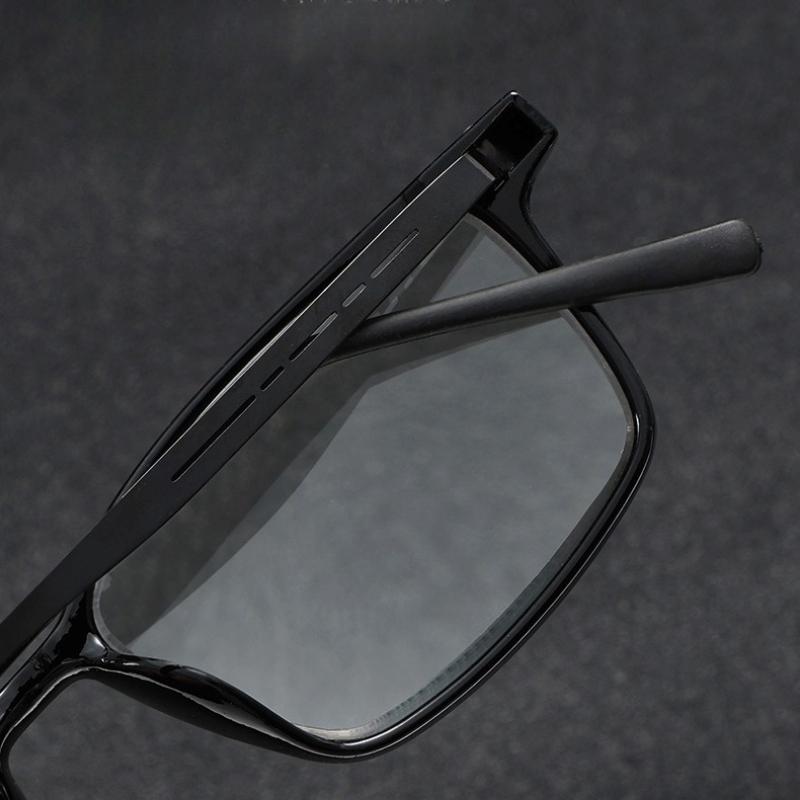New Square Business Photochromic Multifocal Presbyopia Glasses Blue Light Blocking Eye Protection Ultra Light Unisex Glasses