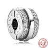 925 Silver Love Collection Beaded Pendant Charm Accessory Bracelet Women 'S Diy Jewelry